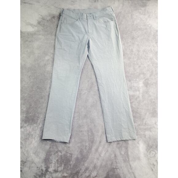 Callaway Pants Men 32x32 Gray Stretch Performance Straight Flat Front Golf C10 - Picture 1 of 10